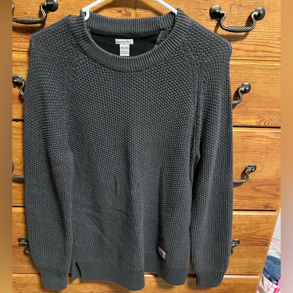 Carhartt women’s Gray Knit Sweater medium